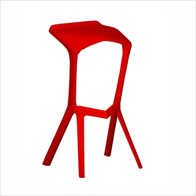 Barhocker Miura, rot_oblique